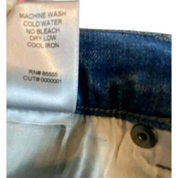 Pistola Womens Skinny Jeans 27 Denim Blue Waistband 14in Raw hem 5.6in - Picture 11 of 11